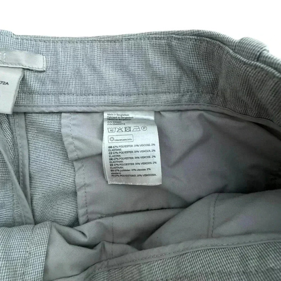 H&M Skinny Fit Crop Slacks - Regular Waist - Ankle Length - light gray - Picture 9 of 12